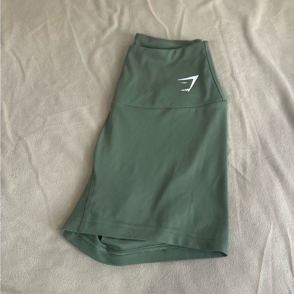 Gymshark Olive Skirt with Logo